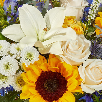 Wonderfully Sunny Bouquet –  The Arrangement Smiles Unlimited Llc, Anderson IN