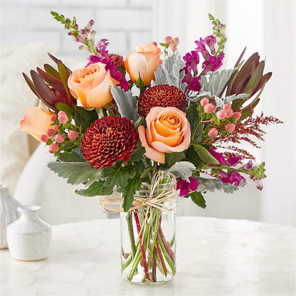 Moody Hues Bouquet –  The Arrangement Smiles Unlimited Llc, Anderson IN