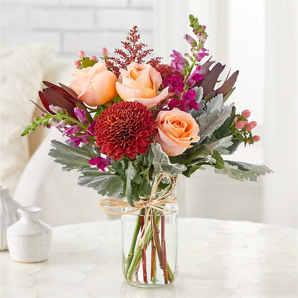 Moody Hues Bouquet –  The Arrangement Smiles Unlimited Llc, Anderson IN