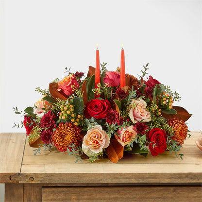 Gather Near Centerpiece –  The Arrangement Smiles Unlimited Llc, Anderson IN