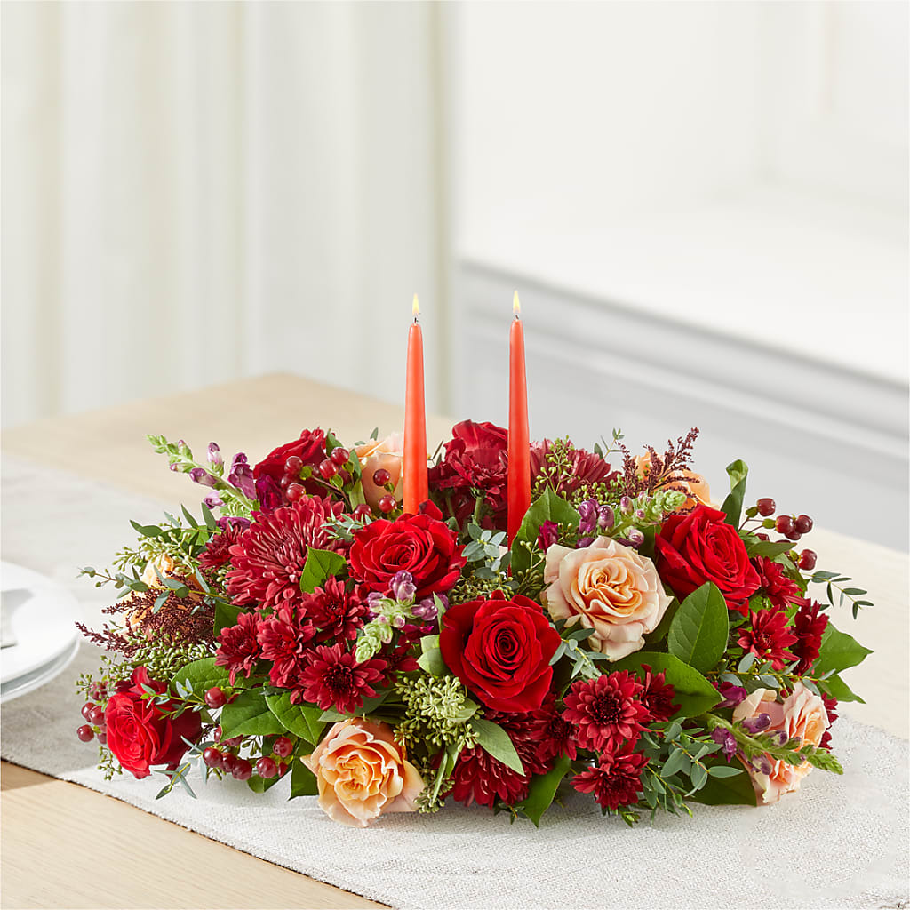Most Thankful Centerpiece –  The Arrangement Smiles Unlimited Llc, Anderson IN