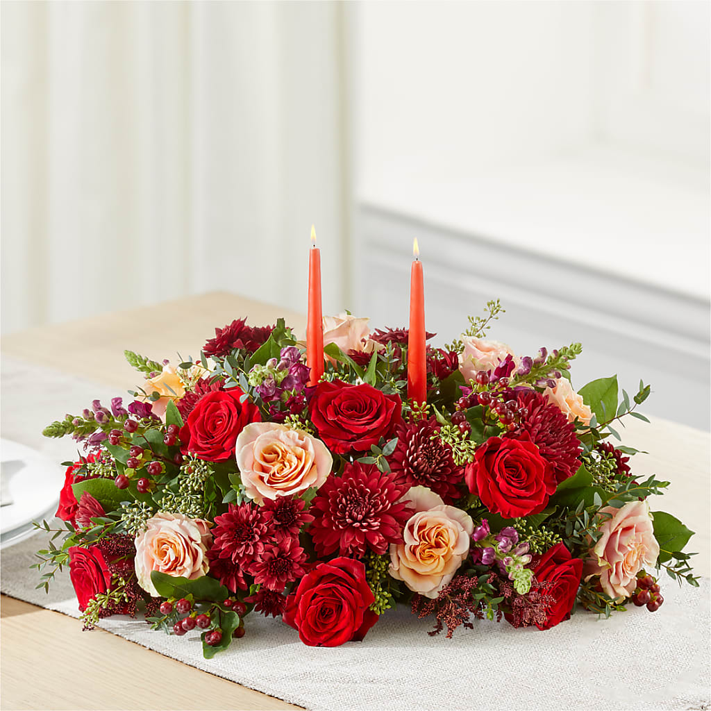 Most Thankful Centerpiece –  The Arrangement Smiles Unlimited Llc, Anderson IN