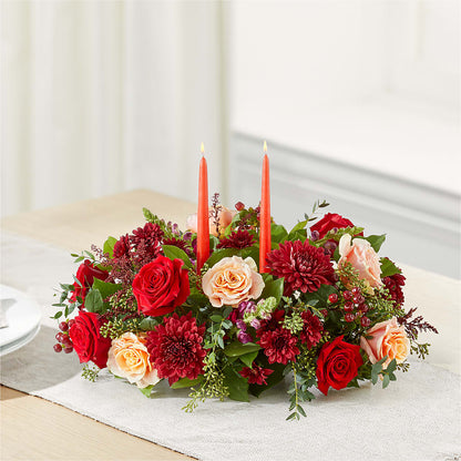 Most Thankful Centerpiece –  The Arrangement Smiles Unlimited Llc, Anderson IN