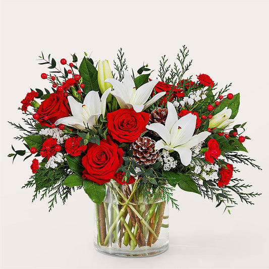 Best in Snow Bouquet –  The Arrangement Smiles Unlimited Llc, Anderson IN