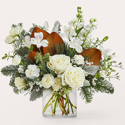 Fresh Snowfall Bouquet –  The Arrangement Smiles Unlimited Llc, Anderson IN