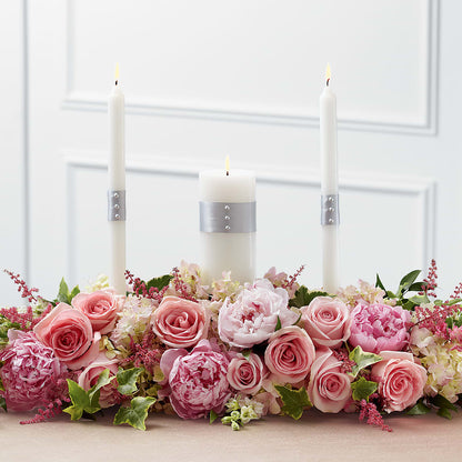 Worldwide Romance Unity Candle Arrangement –  The Arrangement Smiles Unlimited Llc, Anderson IN